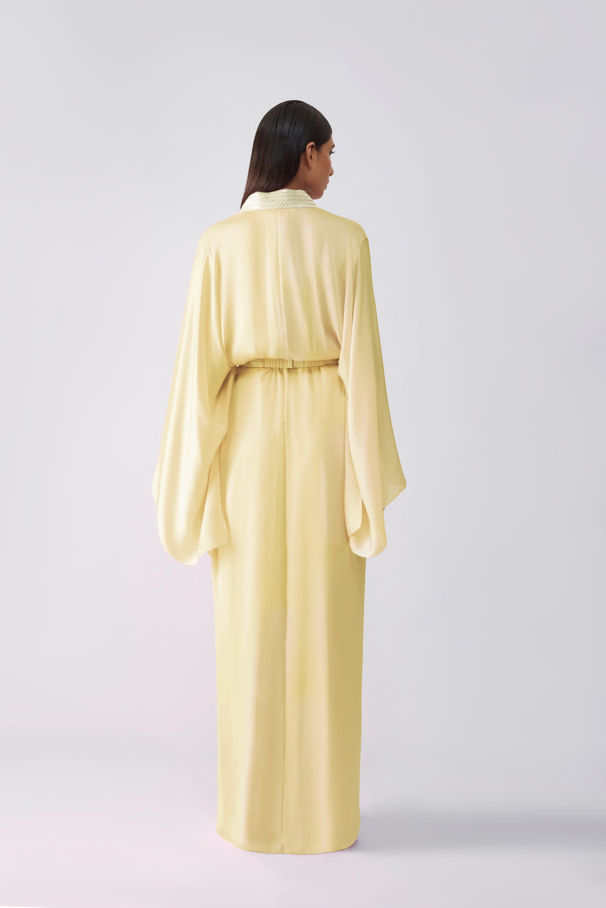 Metallic Micro Pleated Layered Dress
