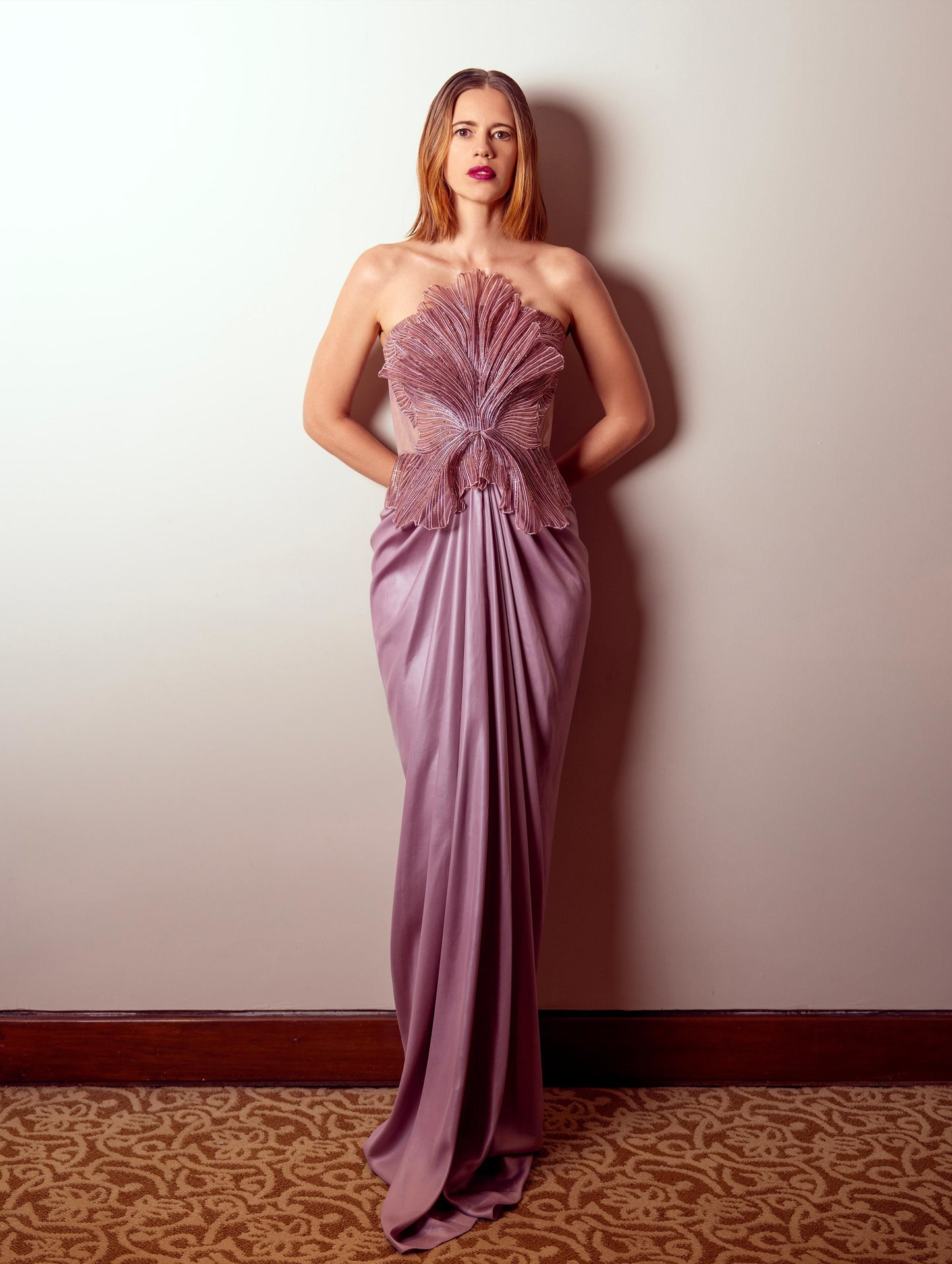 Kalki koechlin in Moulded 3D Gown
