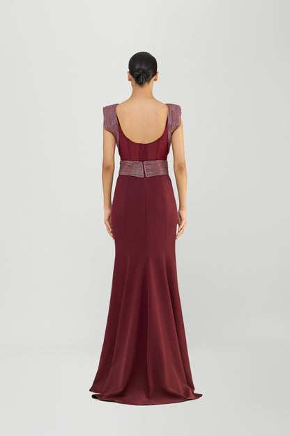 Moulded Crystalvein Gown