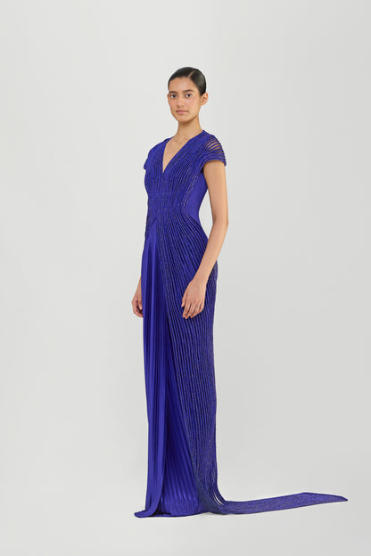 Moulded Crystalvein Gown