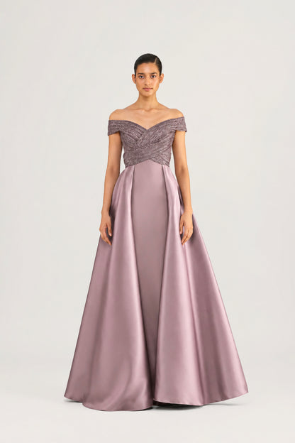 Structured Crystalvein Gown