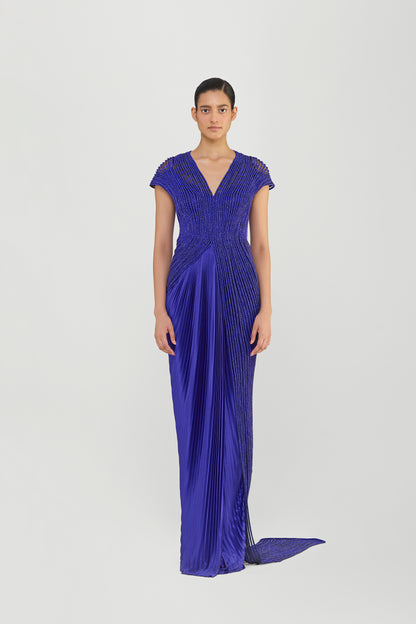 Moulded Crystalvein Gown