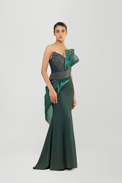Moulded Crystalvein Gown