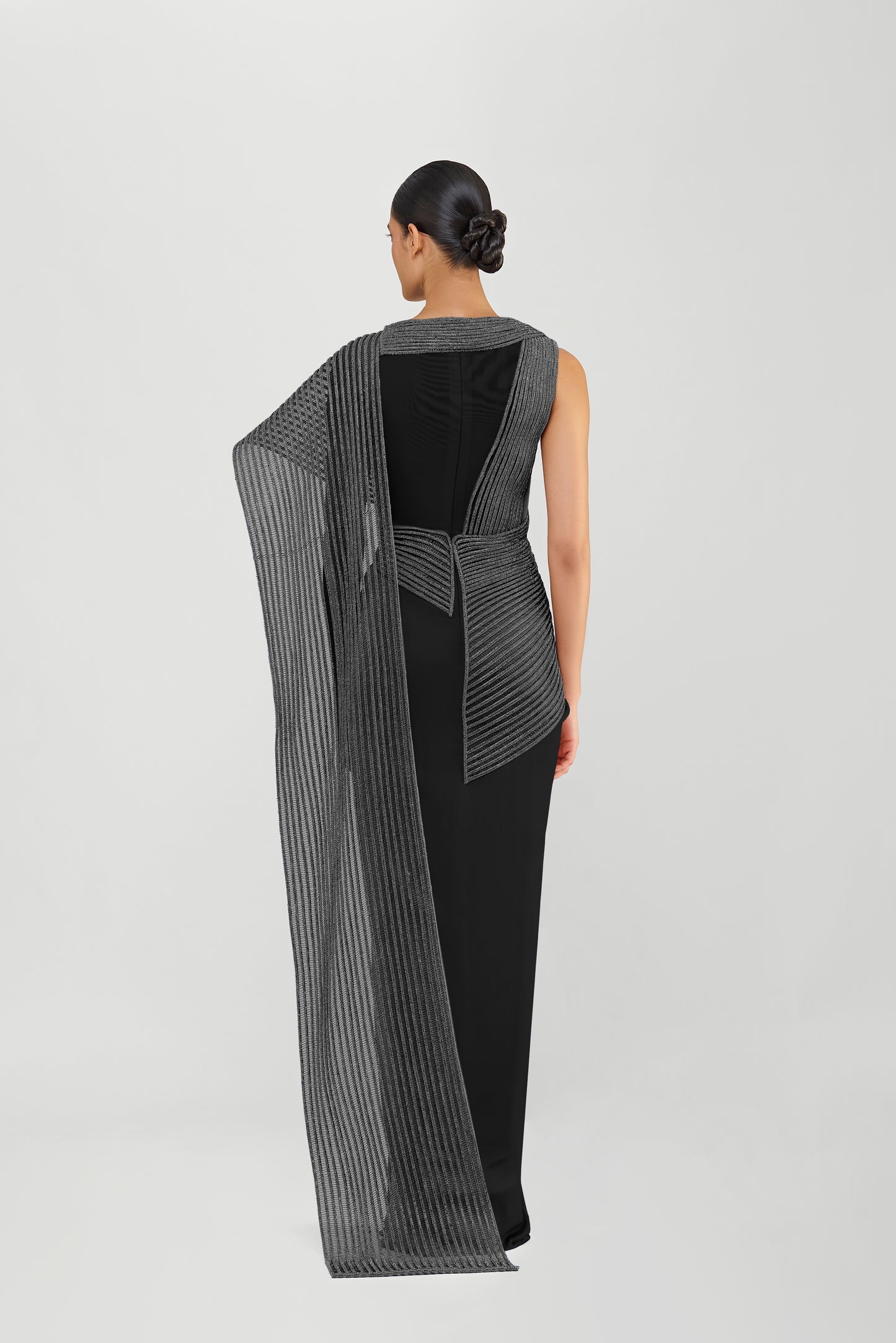 Moulded Crystalvein Saree