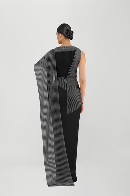 Moulded Crystalvein Saree