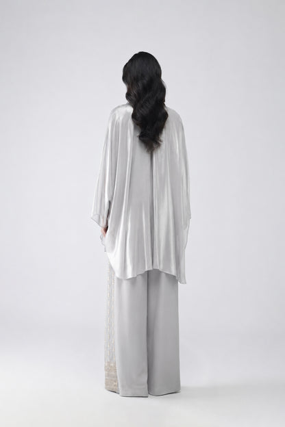 Banarsi Micropleated Cape