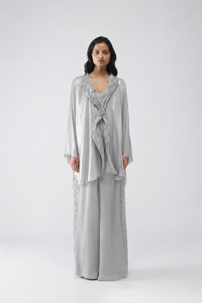 Banarsi Micropleated Cape