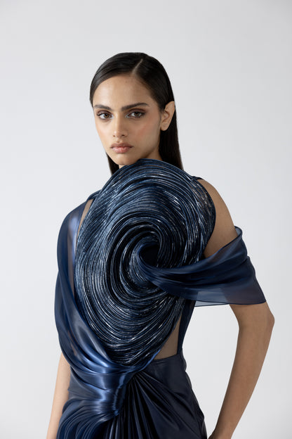 Moulded Corded Gown