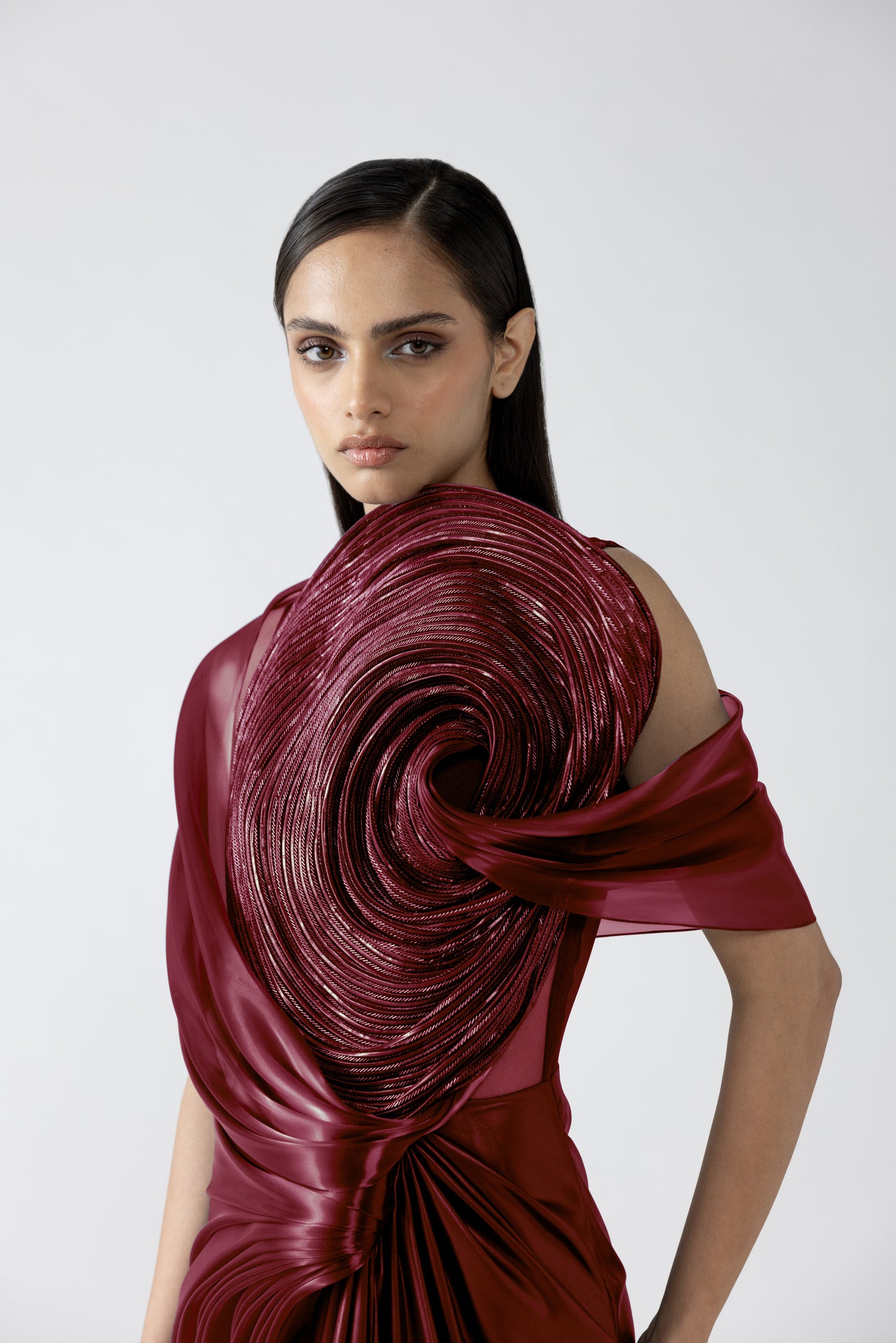 Moulded Corded Gown