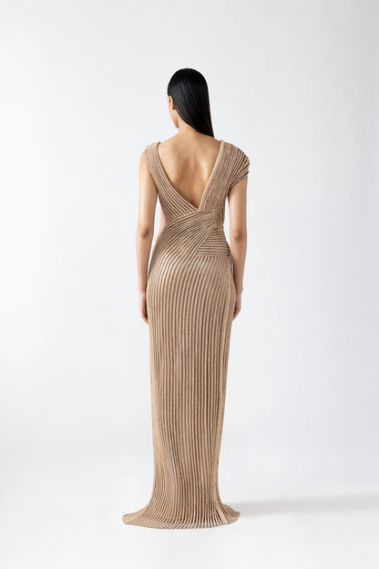 Moulded Crystalvein Gown