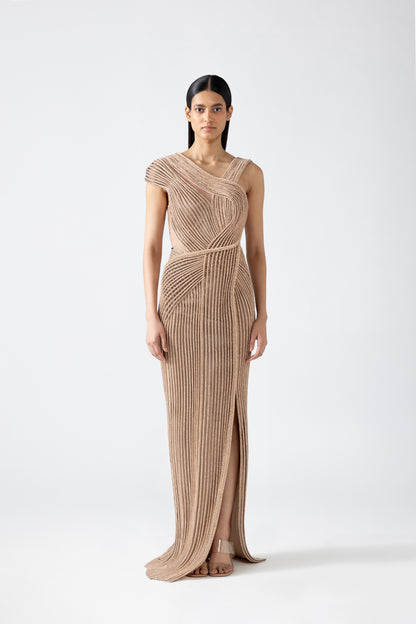 Moulded Crystalvein Gown