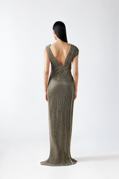 Moulded Crystalvein Gown