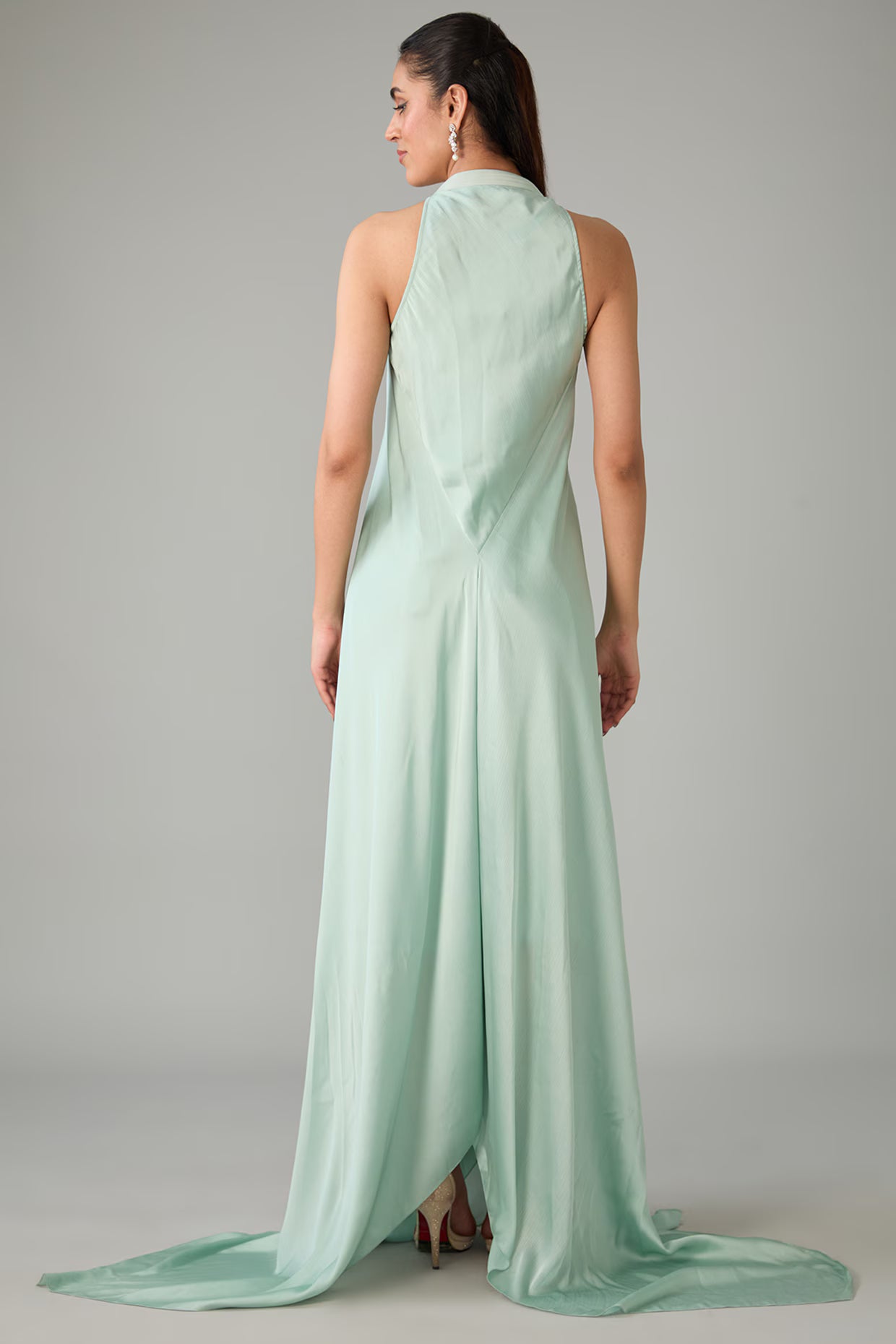 Metallic Layered Dress