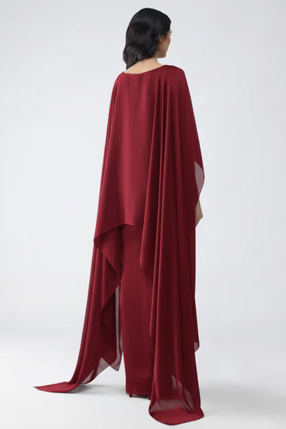Banarsi Cropped Cape & Skirt