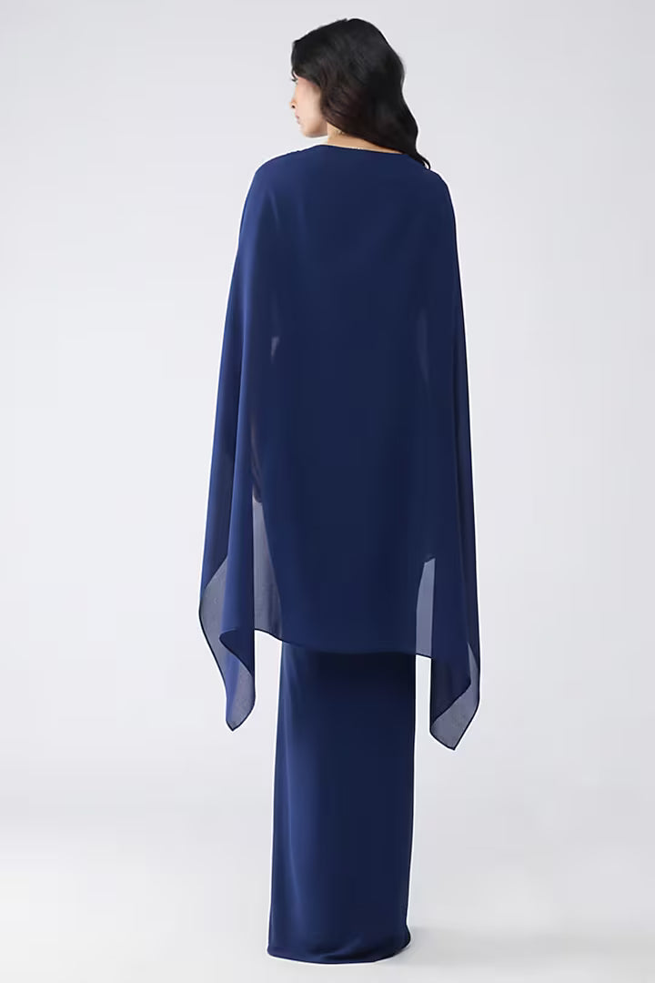 Structured  Banarsi Cape Set