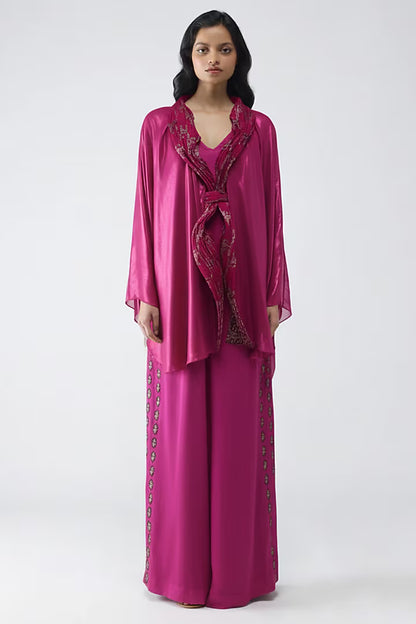 Banarsi Micropleated Cape