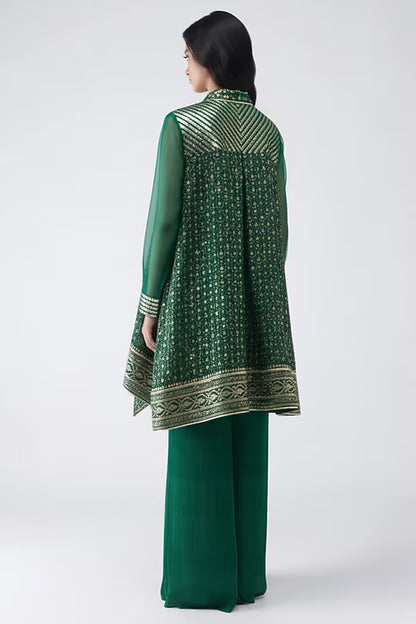 Metallic Banarsi Shirt Set