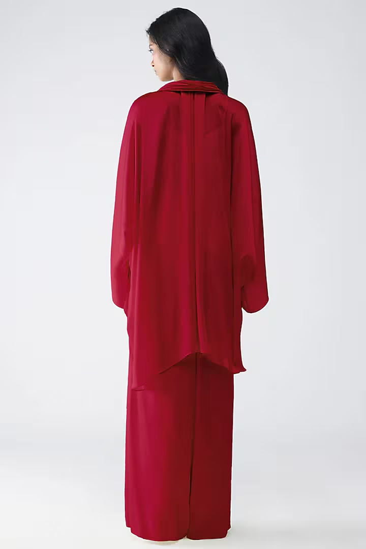 Banarsi Micropleated Cape