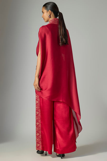 Banarsi One-Sleeve Cape