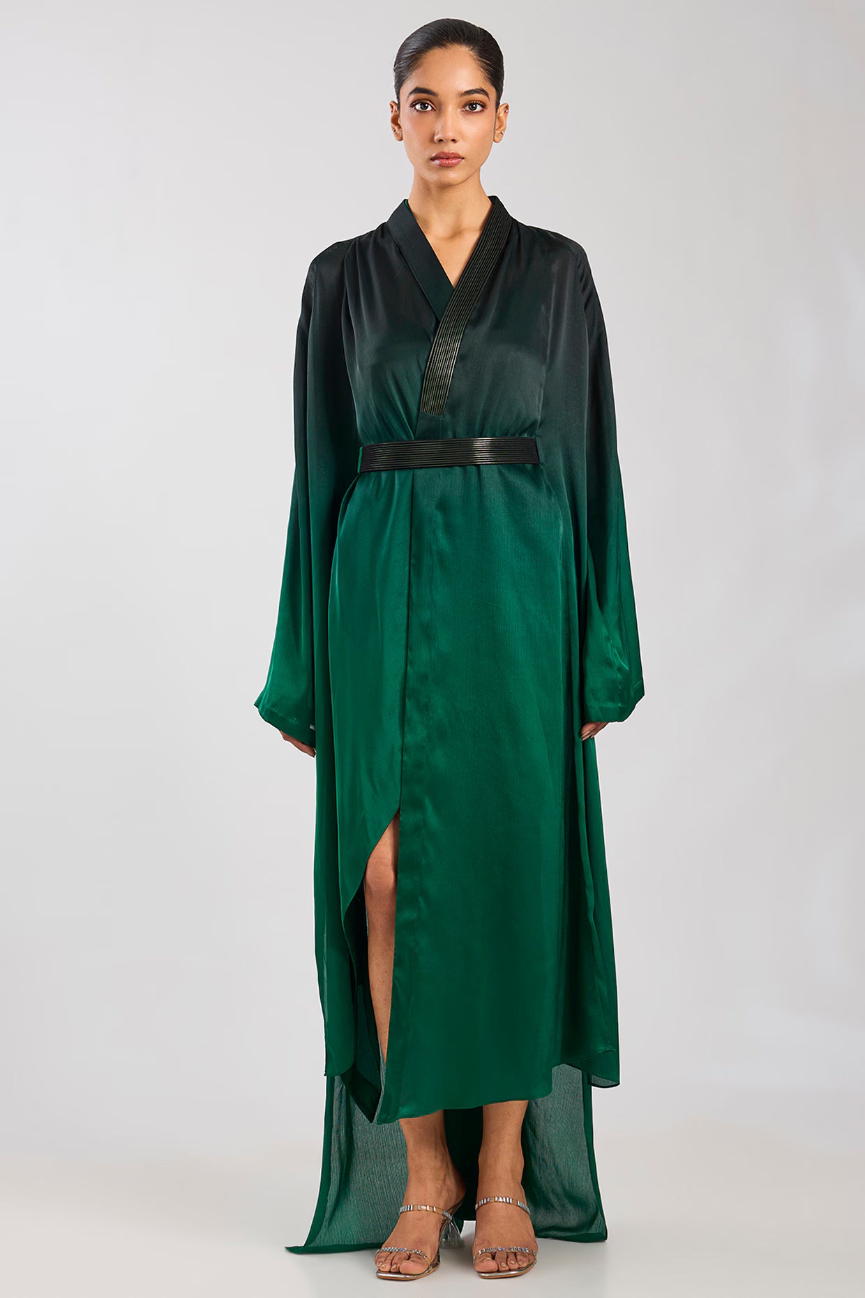 Satin Chiffon Cape