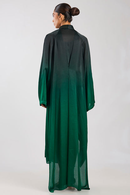 Satin Chiffon Cape