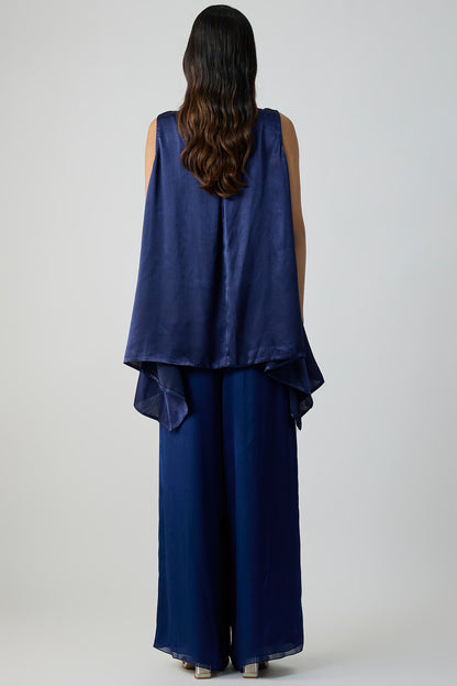 Satin Chiffon Top