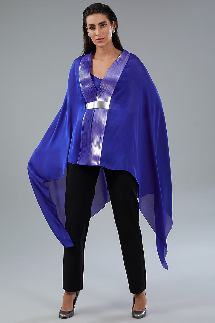 Metallic Structured Cape