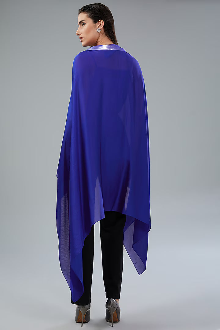 Metallic Structured Cape