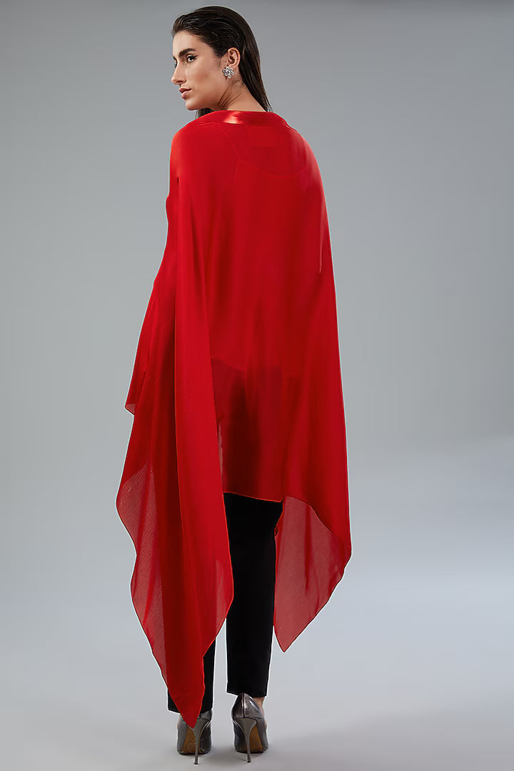 Metallic Structured Cape