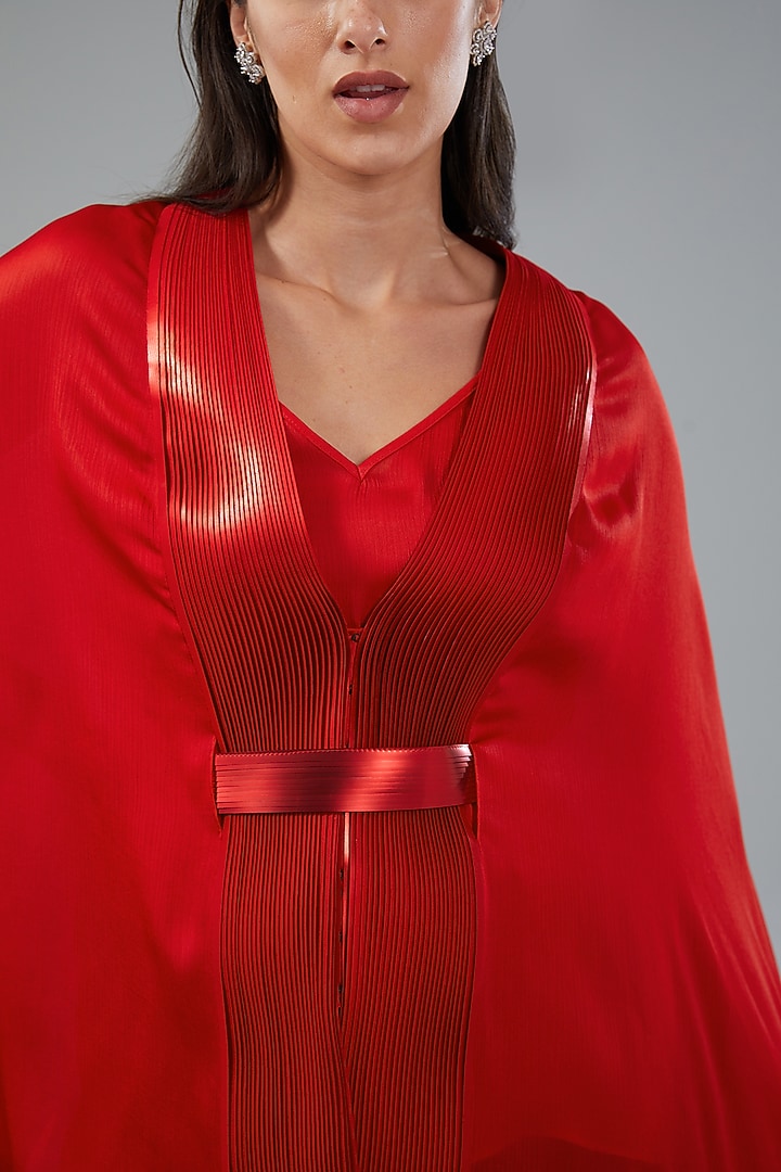 Metallic Structured Cape