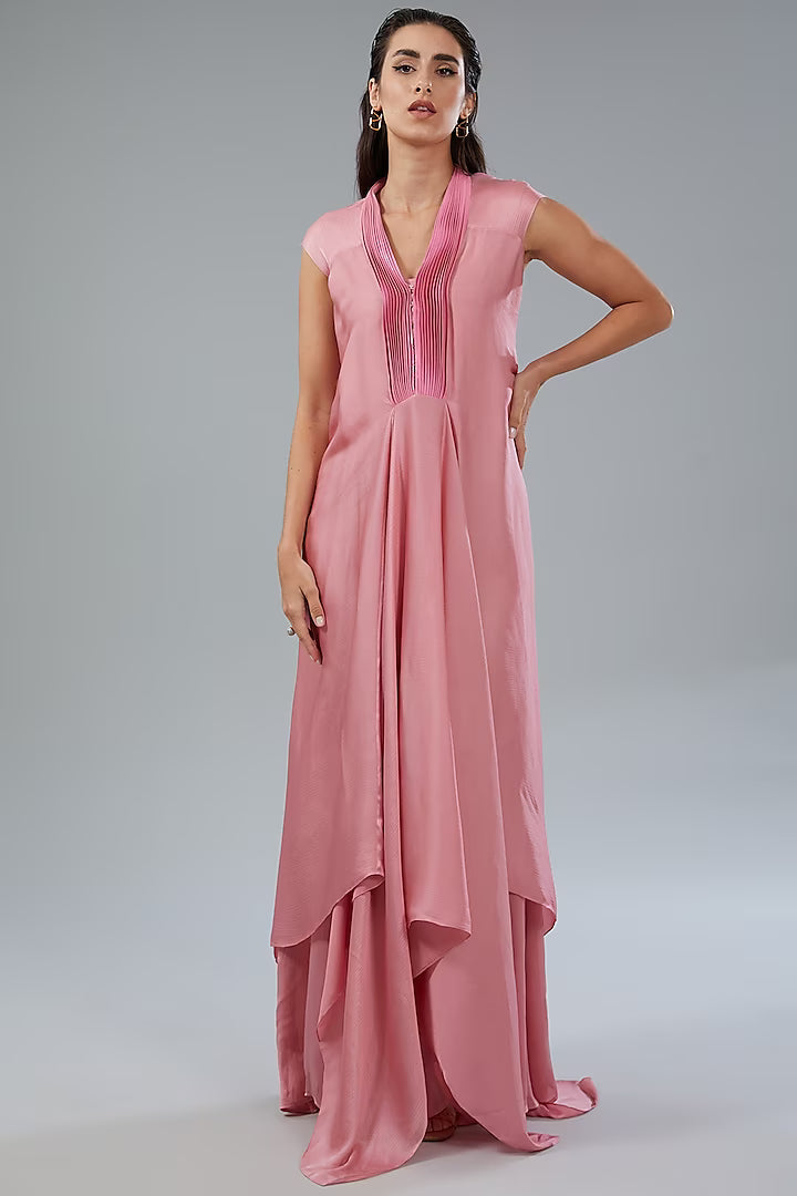 Metallic Layered Dress