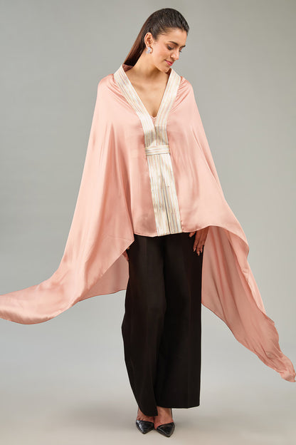Metallic Structured Cape