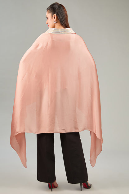 Metallic Structured Cape