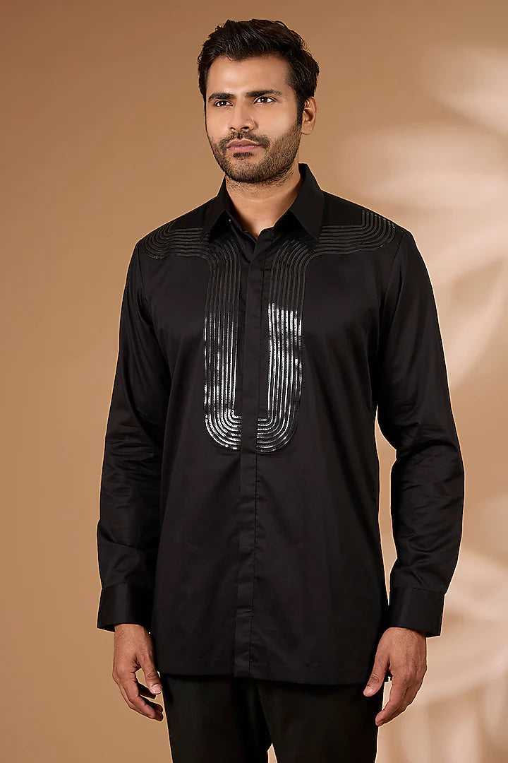Satin Cotton Shirt