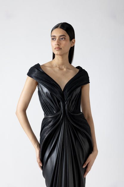 Moulded Hand-Woven Textile Gown