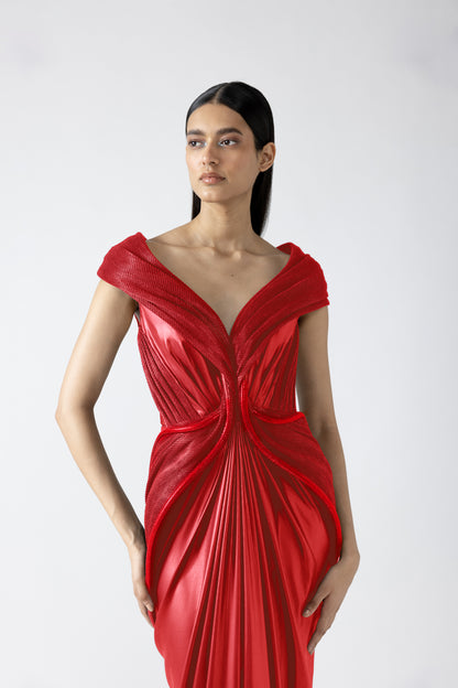 Moulded Hand-Woven Textile Gown