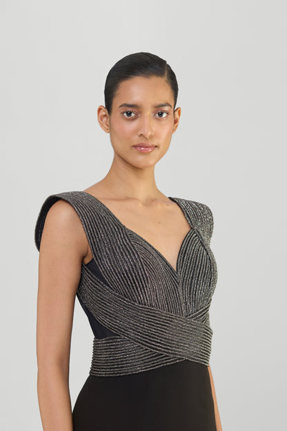 Moulded Crystalvein Gown