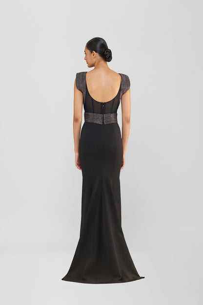 Moulded Crystalvein Gown