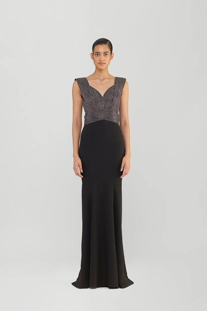 Moulded Crystalvein Gown