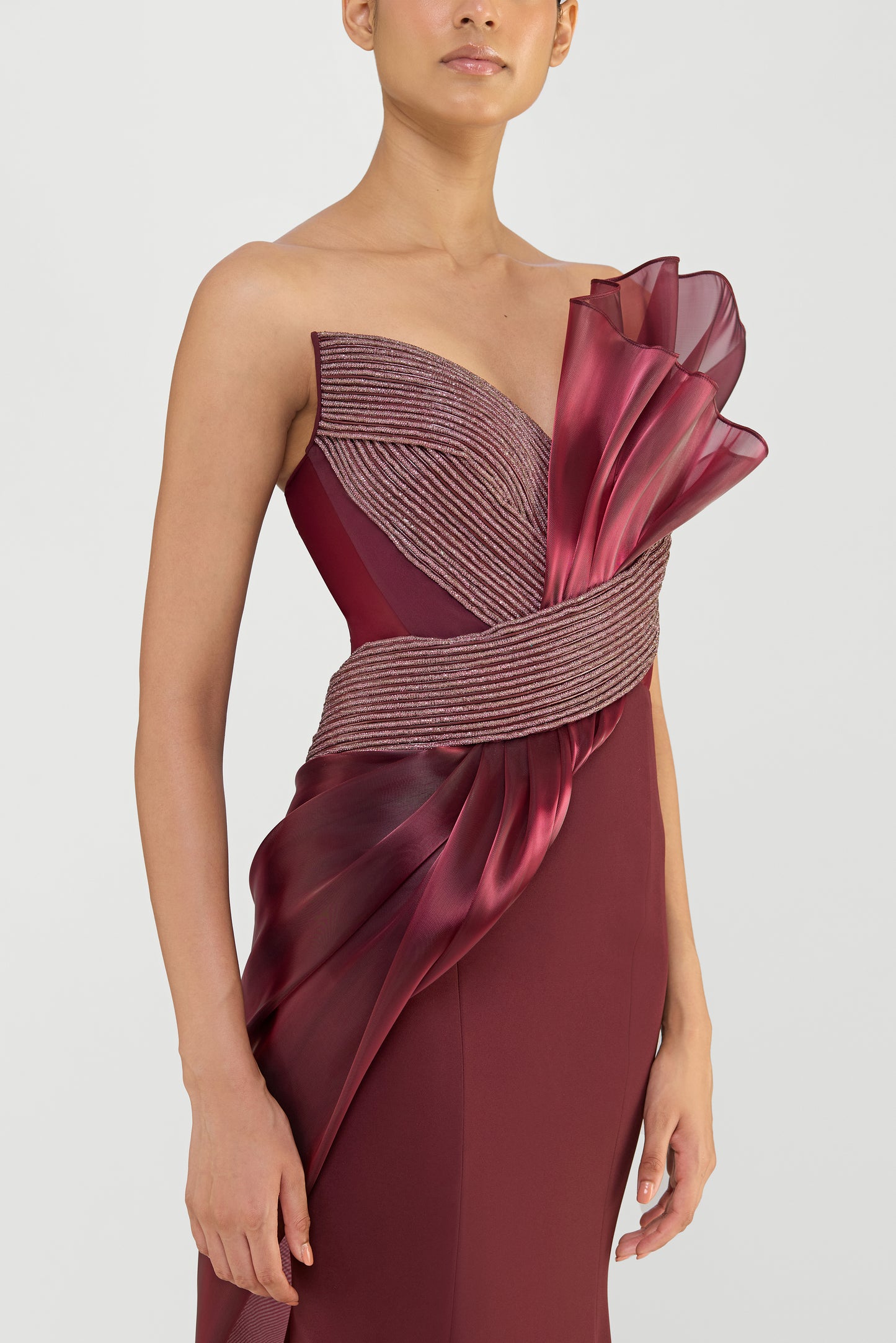 Moulded Crystalvein Gown