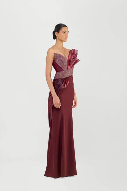 Moulded Crystalvein Gown