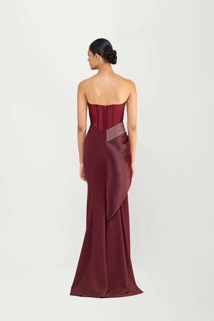 Moulded Crystalvein Gown