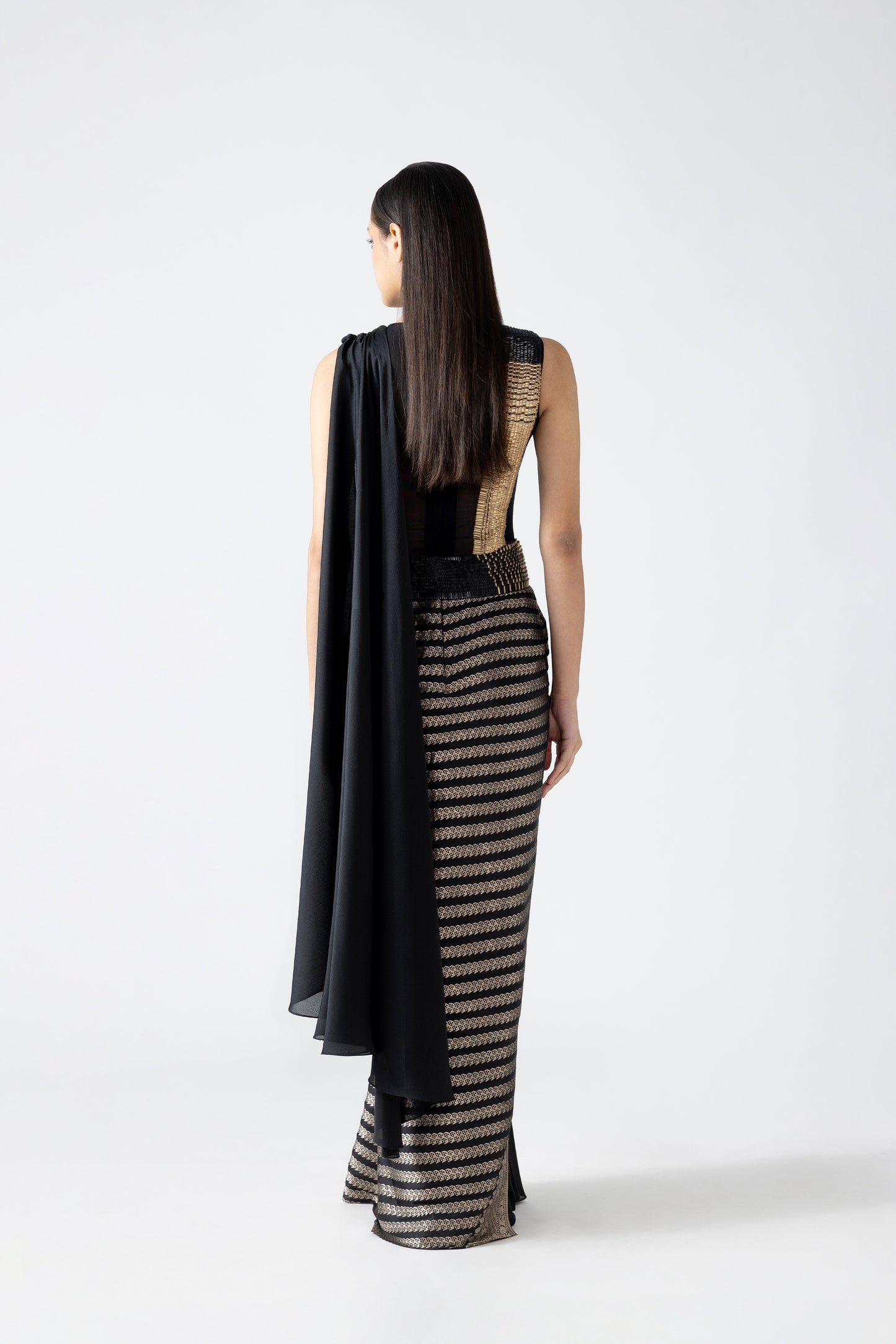 Vintage Banarsi Structured Saree