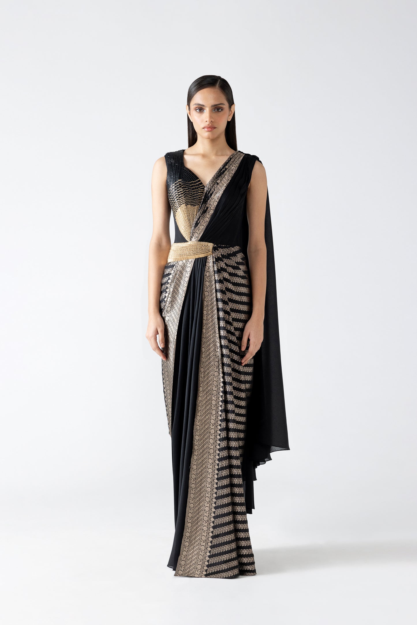 Vintage Banarsi Structured Saree