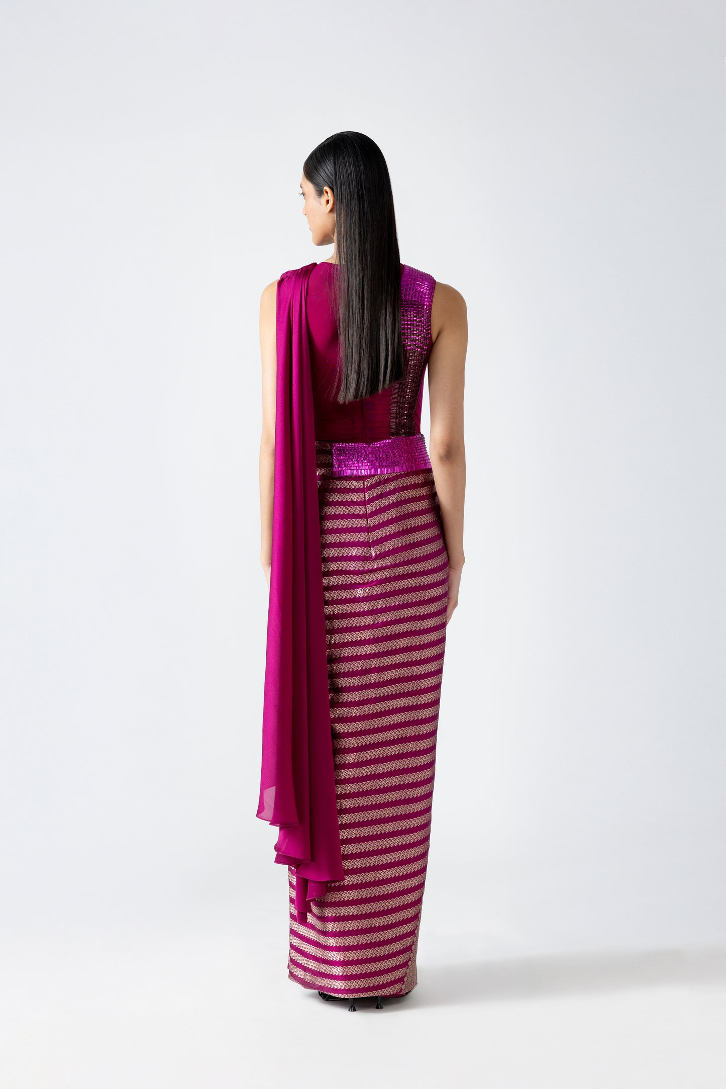 Vintage Banarsi Structured Saree