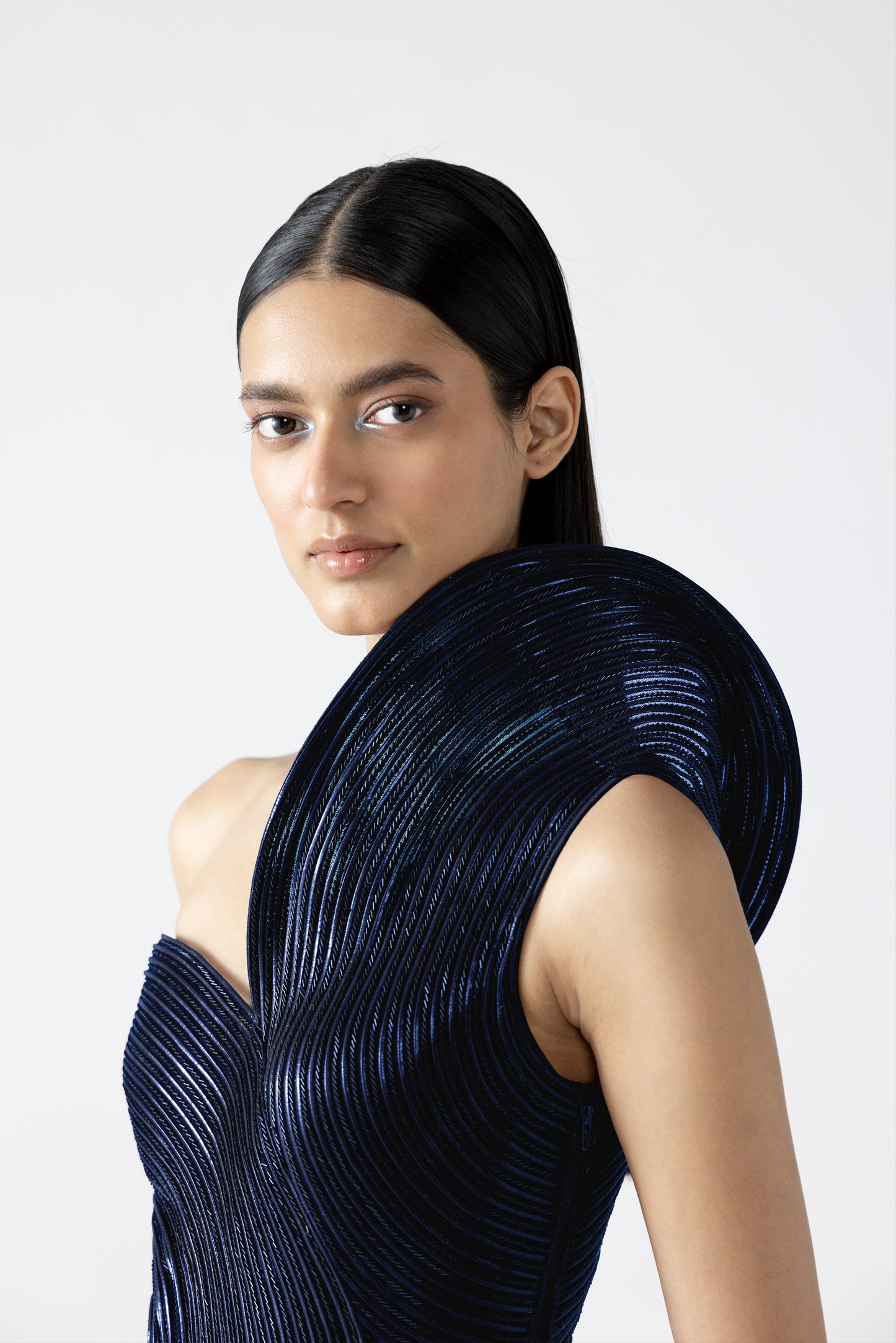 Structured Corded Gown