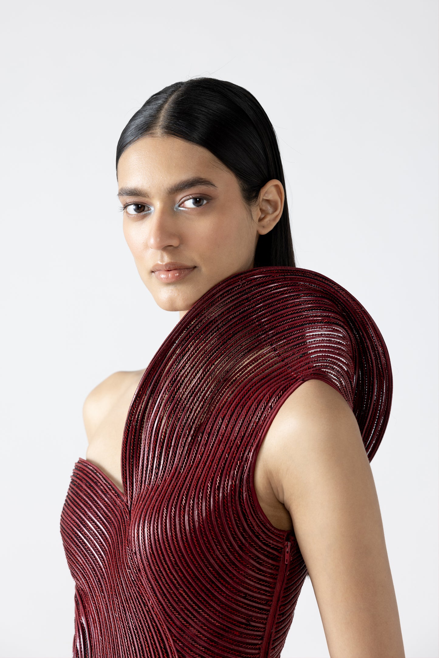 Structured Corded Gown