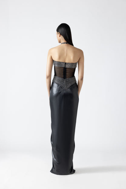 Moulded Crystalvein Gown