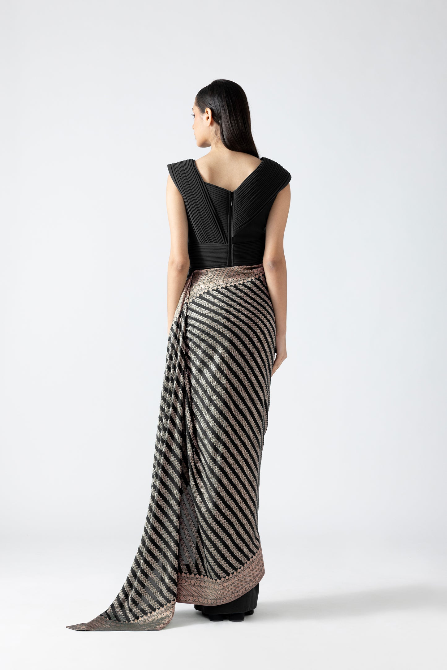 Moulded Banarsi Gown