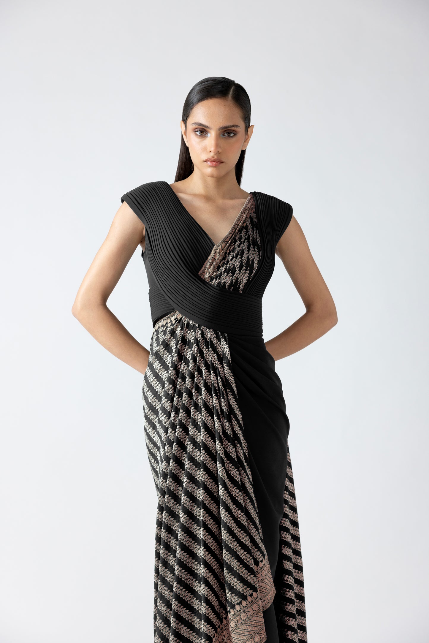 Moulded Banarsi Gown